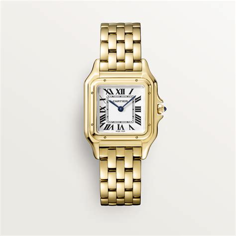 gold cartier watch mens|solid gold cartier watch.